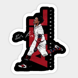 ronald acuna jr vertical Sticker